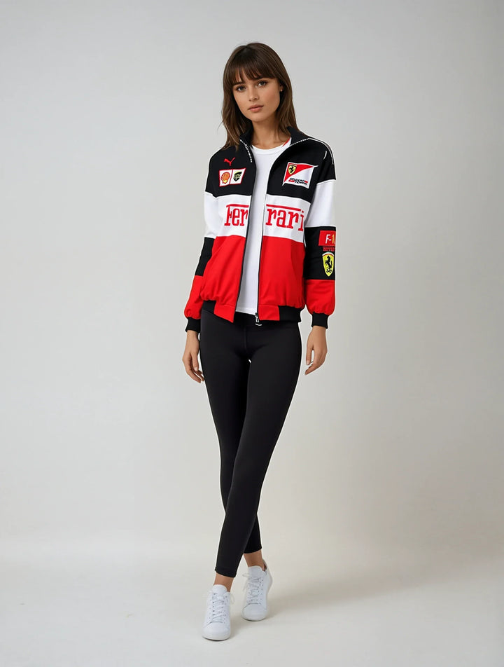 Eva | Vintage Rennsport Jacke Unisex - Elle Zürich