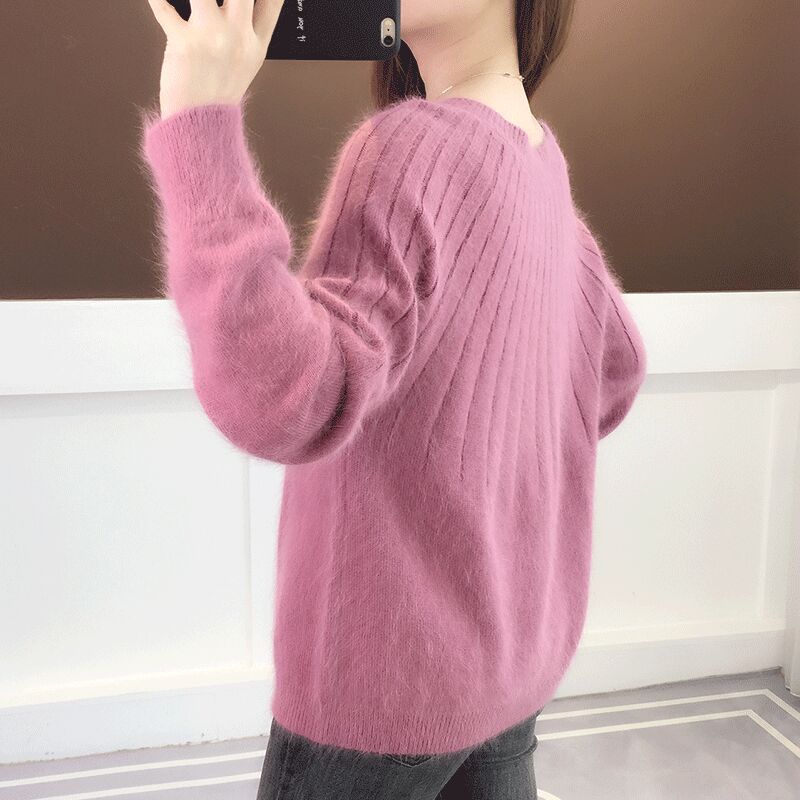 Greta | Damen Gerippter Strickpullover mit langen Ärmeln - Elle Zürich