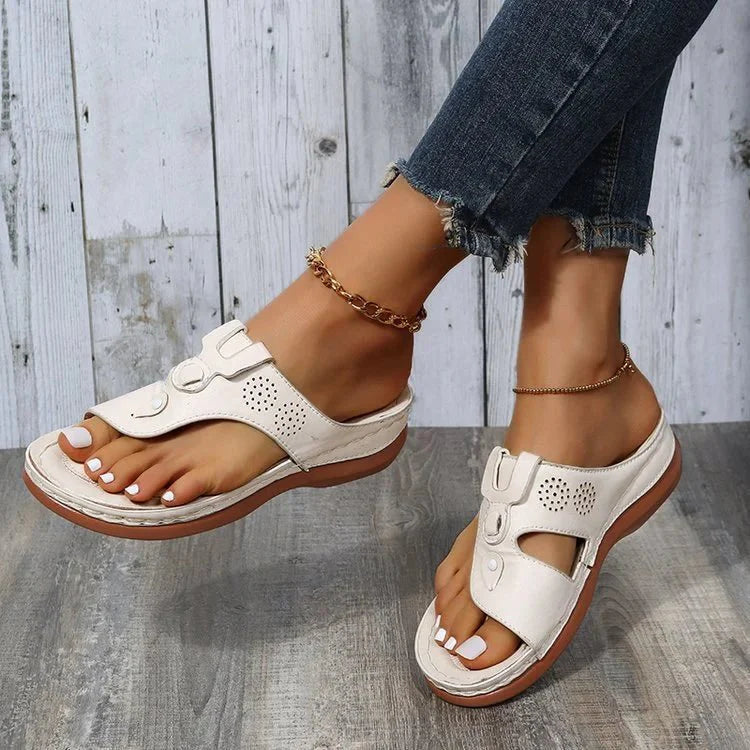 Dorothea | Bequeme Lässige Bedruckte Sandalen - Elle Zürich