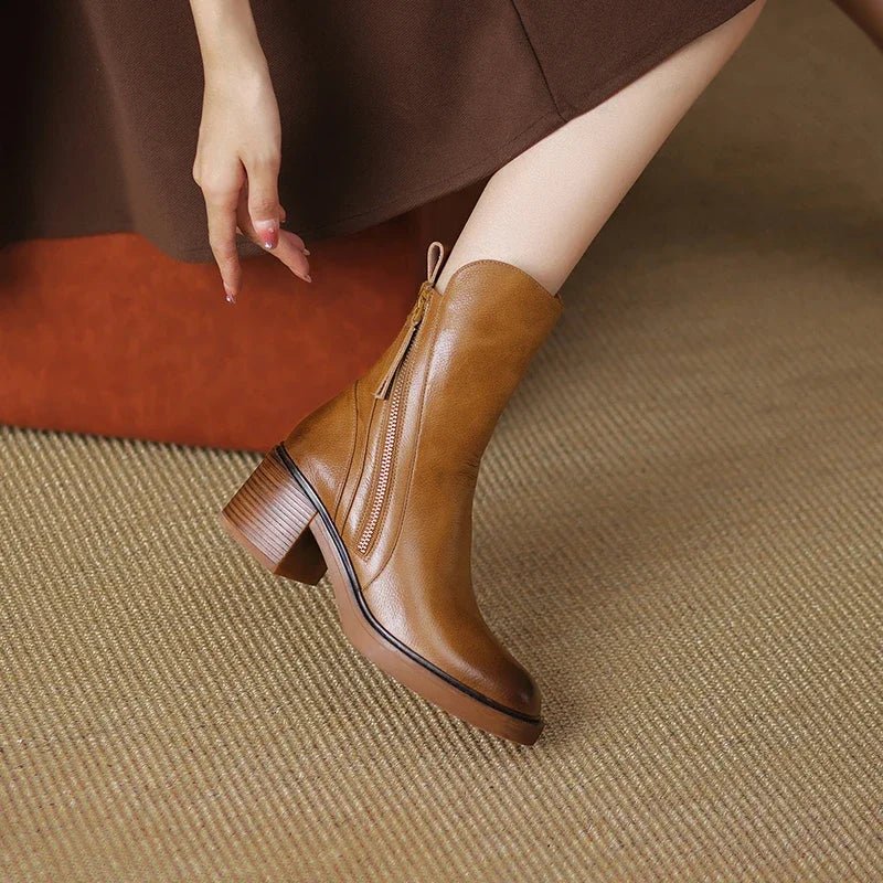 Petra | Stilvolle Stiefeletten mit Reißverschluss - Elle Zürich