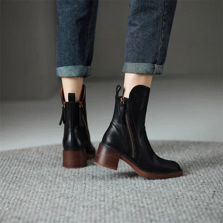 Petra | Stilvolle Stiefeletten mit Reißverschluss - Elle Zürich