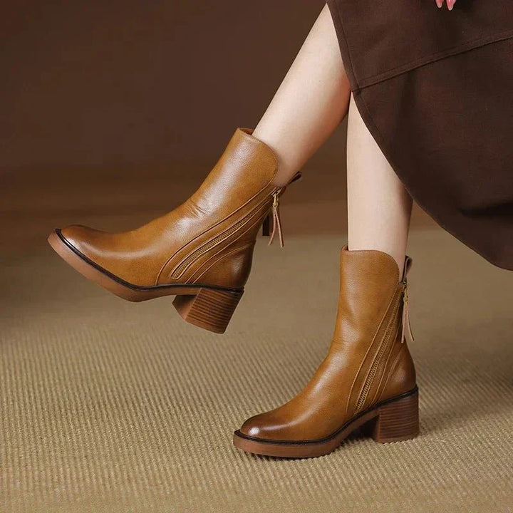 Petra | Stilvolle Stiefeletten mit Reißverschluss - Elle Zürich