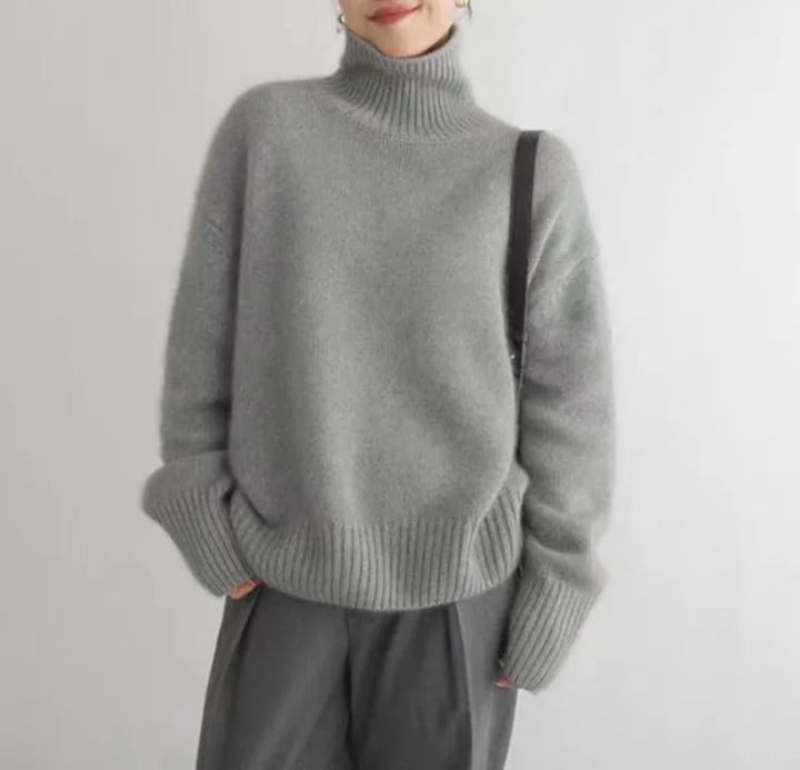 Laura | Eleganter Rollkragenpullover für Damen - Elle Zürich