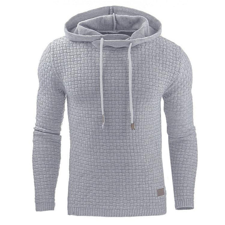 Ulf | Herren Winterpullover mit Reißverschluss und gestreiftem Strickmuster - Elle Zürich
