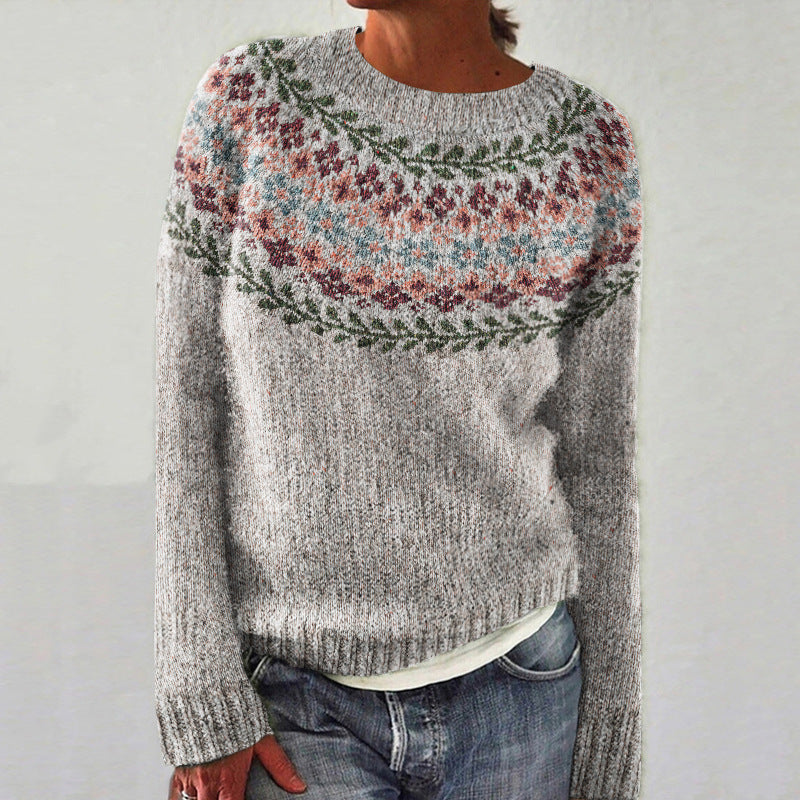 Claudia | Damen Stilvoller Winter Strickpullover - Elle Zürich
