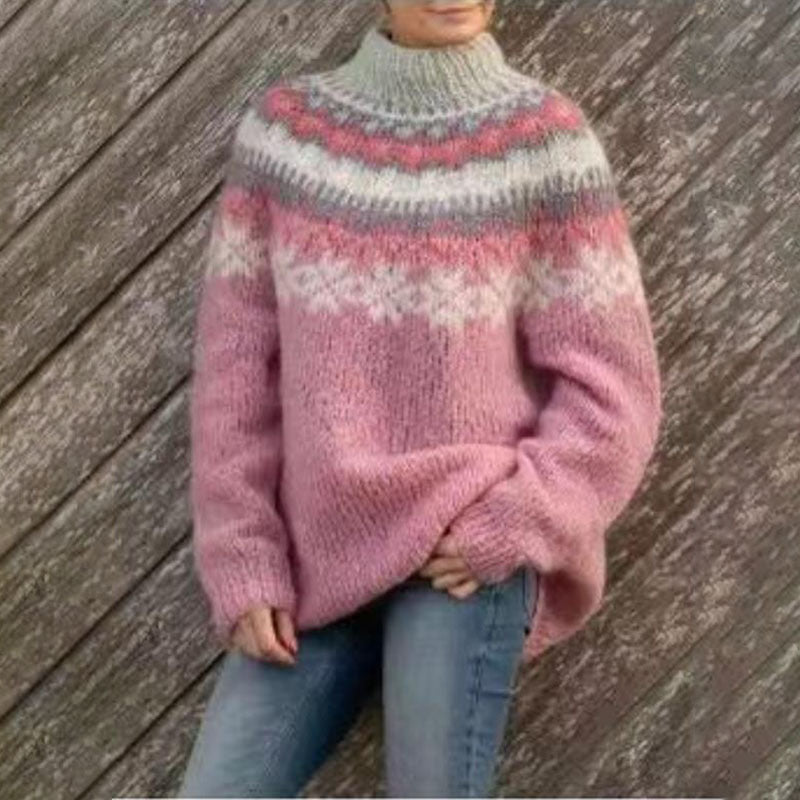 Beatrice | Damen Oversized Winter Strickpullover - Elle Zürich