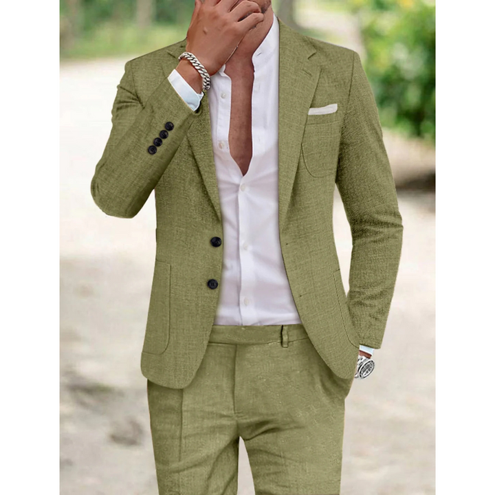Elias | Herren Slim Fit Formeller Business Anzug - Elle Zürich