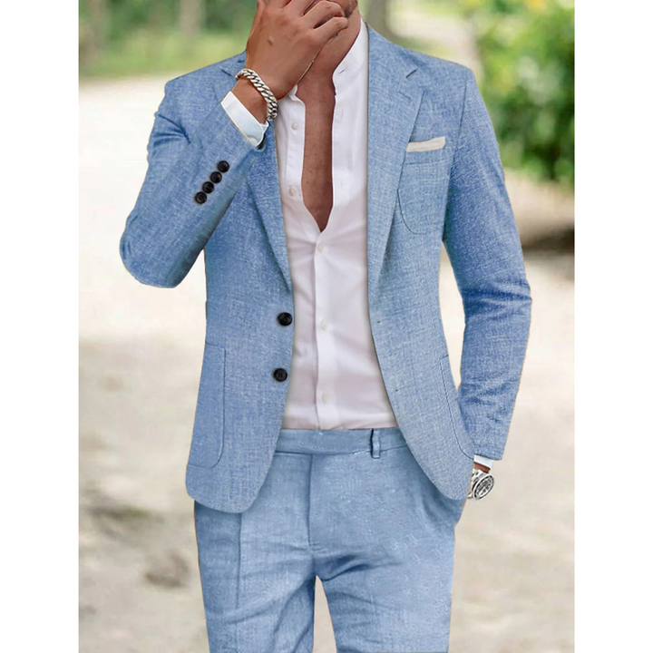 Elias | Herren Slim Fit Formeller Business Anzug - Elle Zürich