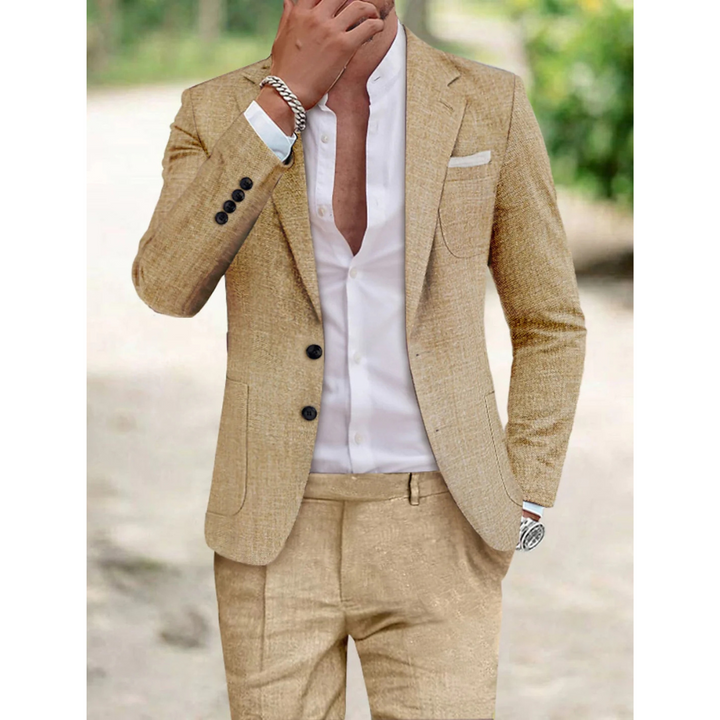 Elias | Herren Slim Fit Formeller Business Anzug - Elle Zürich
