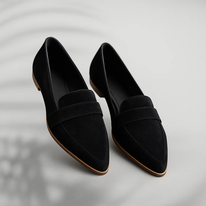 Rosa | Damen Slipper mit Spitzenspitze für Freizeit