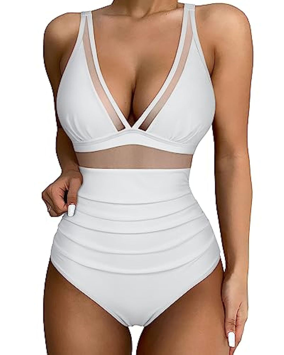Angela | Eleganter Einteiler Badeanzug Damen - Elle Zürich