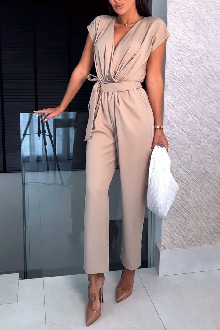 Emilia | Schicker Abend-Jumpsuit mit V-Ausschnitt - Elle Zürich