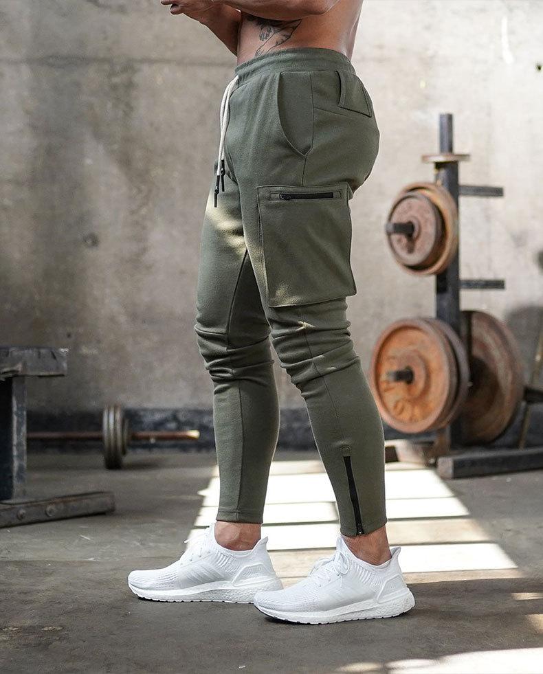Jan | Herren Tapered Cargo Jogginghose mit Reißverschlusstaschen - Elle Zürich