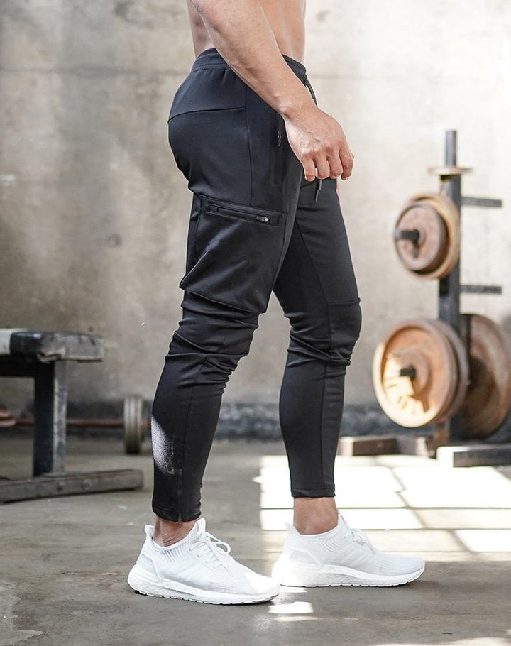 Jan | Herren Tapered Cargo Jogginghose mit Reißverschlusstaschen - Elle Zürich