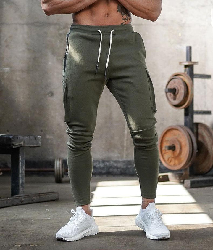 Jan | Herren Tapered Cargo Jogginghose mit Reißverschlusstaschen - Elle Zürich