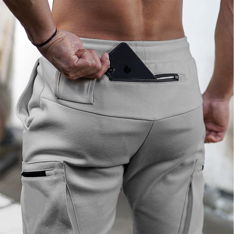 Jan | Herren Tapered Cargo Jogginghose mit Reißverschlusstaschen - Elle Zürich
