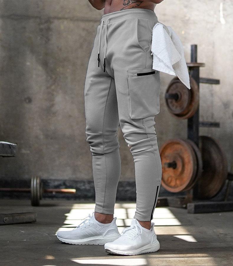 Jan | Herren Tapered Cargo Jogginghose mit Reißverschlusstaschen - Elle Zürich
