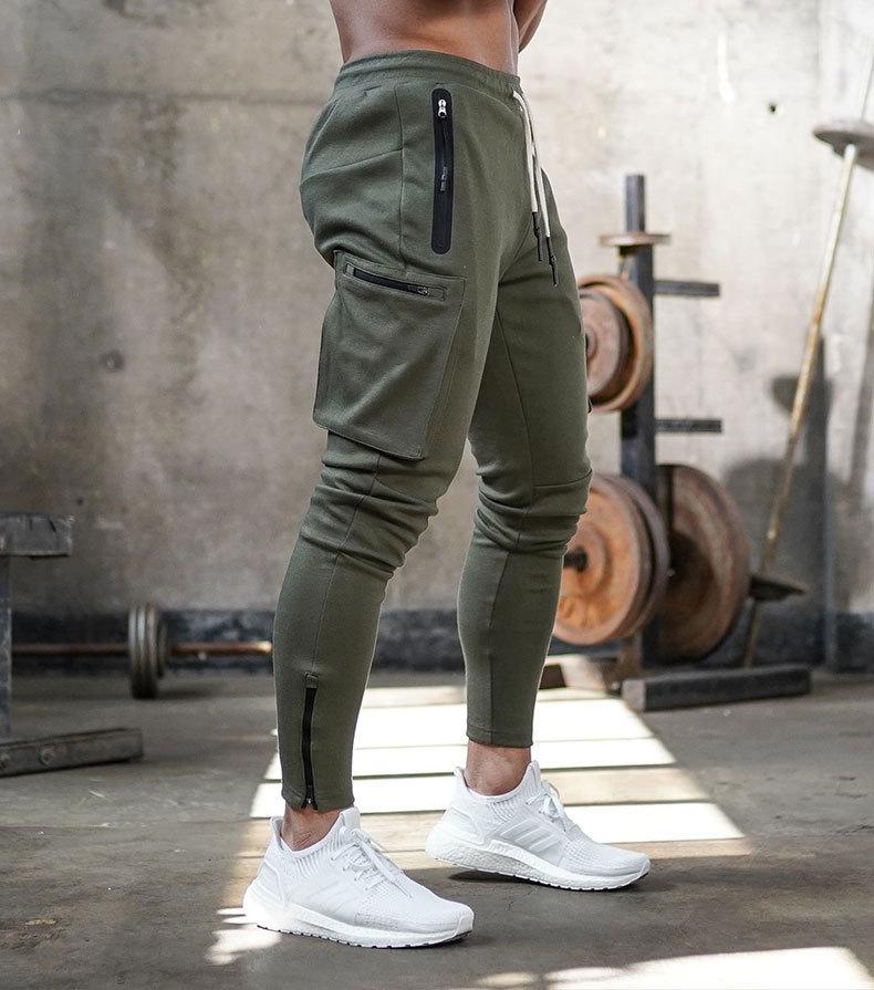 Jan | Herren Tapered Cargo Jogginghose mit Reißverschlusstaschen - Elle Zürich