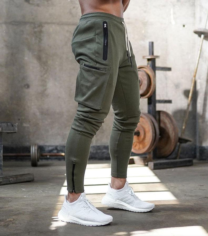 Jan | Herren Tapered Cargo Jogginghose mit Reißverschlusstaschen - Elle Zürich