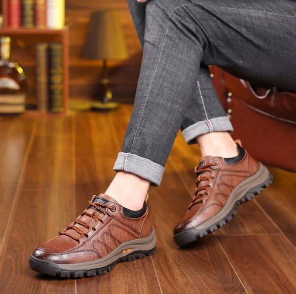 Matt | Handgenähte Leder-Casual-Schuhe für Herren - Elle Zürich