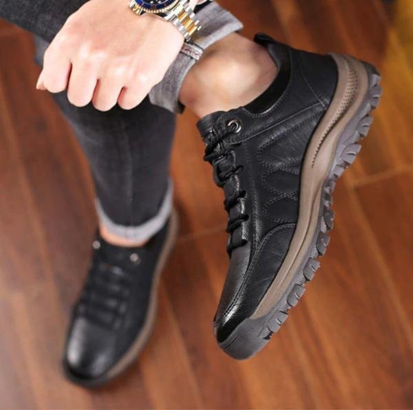 Matt | Handgenähte Leder-Casual-Schuhe für Herren - Elle Zürich