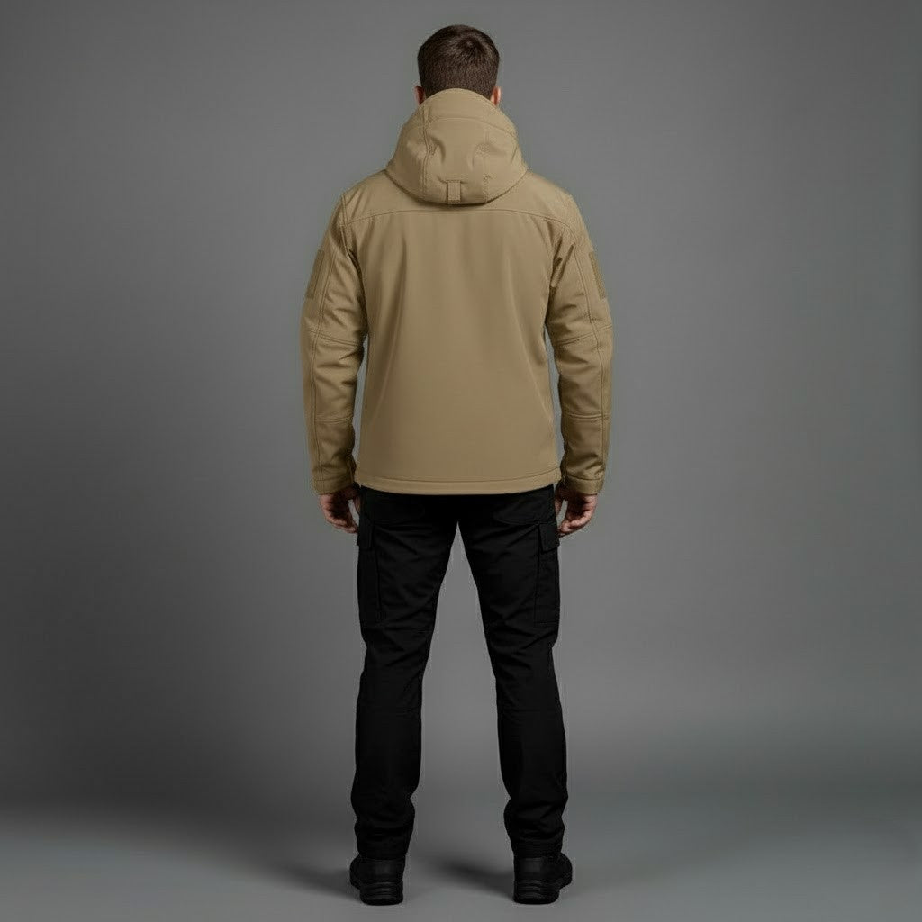 Konrad | Herren Wasserdichte Taktische Winterjacke Mit Reißverschluss