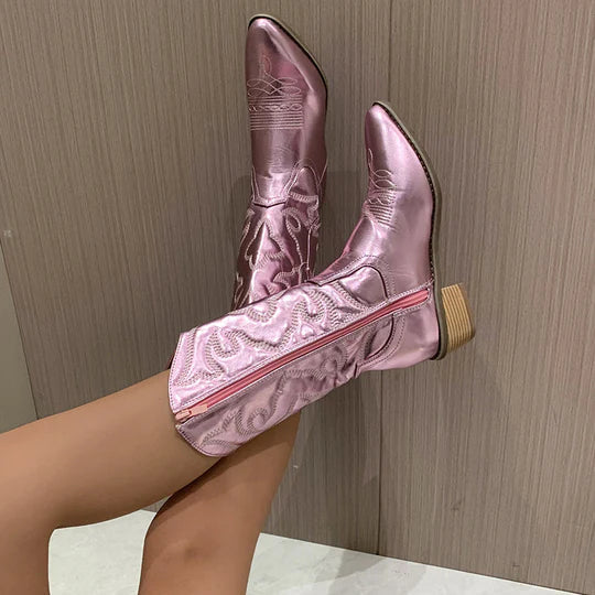 Karin  | Klassische Lederstiefel für Damen - Elle Zürich