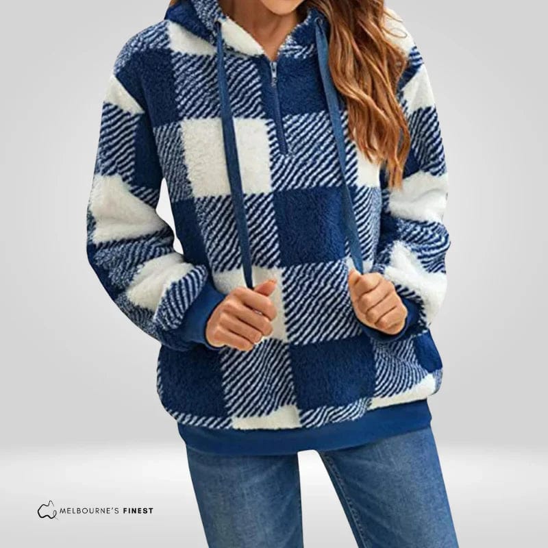 Nicole | Warmer Fleece-Hoodie für Damen mit Reißverschluss - Elle Zürich