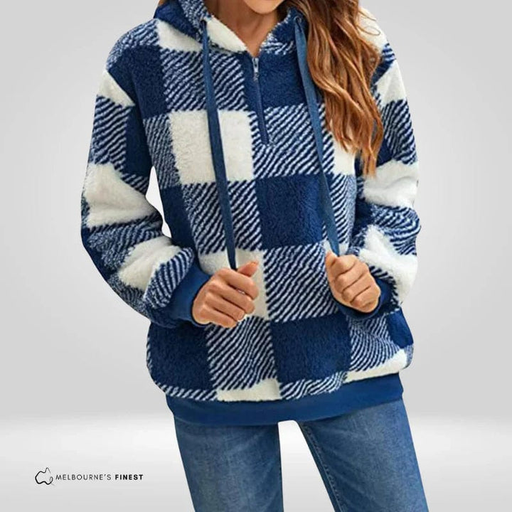 Nicole | Warmer Fleece-Hoodie für Damen mit Reißverschluss - Elle Zürich