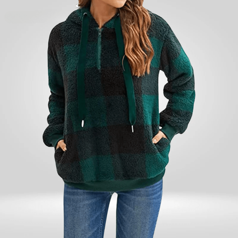 Nicole | Warmer Fleece-Hoodie für Damen mit Reißverschluss - Elle Zürich