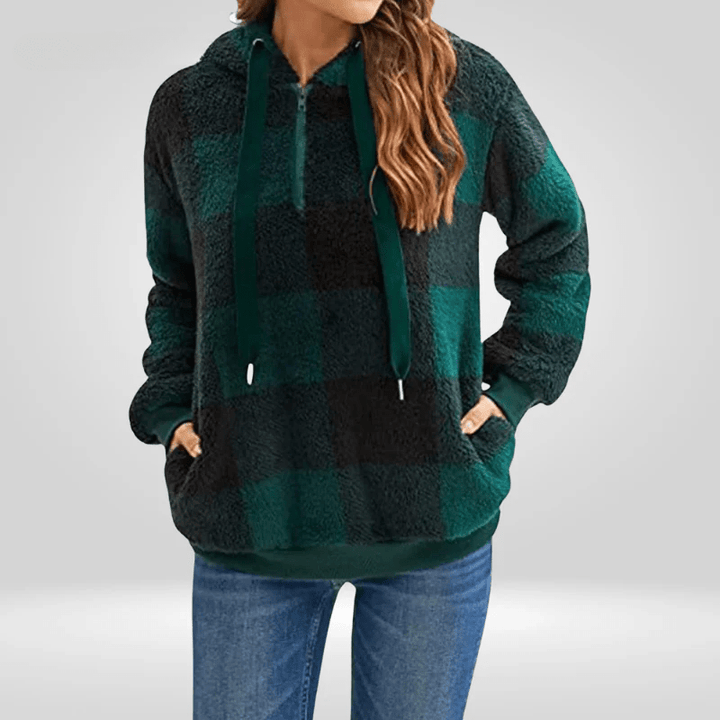 Nicole | Warmer Fleece-Hoodie für Damen mit Reißverschluss - Elle Zürich