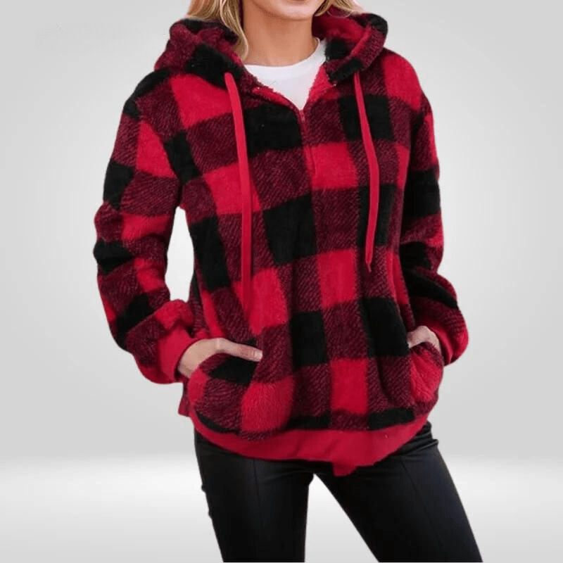 Nicole | Warmer Fleece-Hoodie für Damen mit Reißverschluss - Elle Zürich