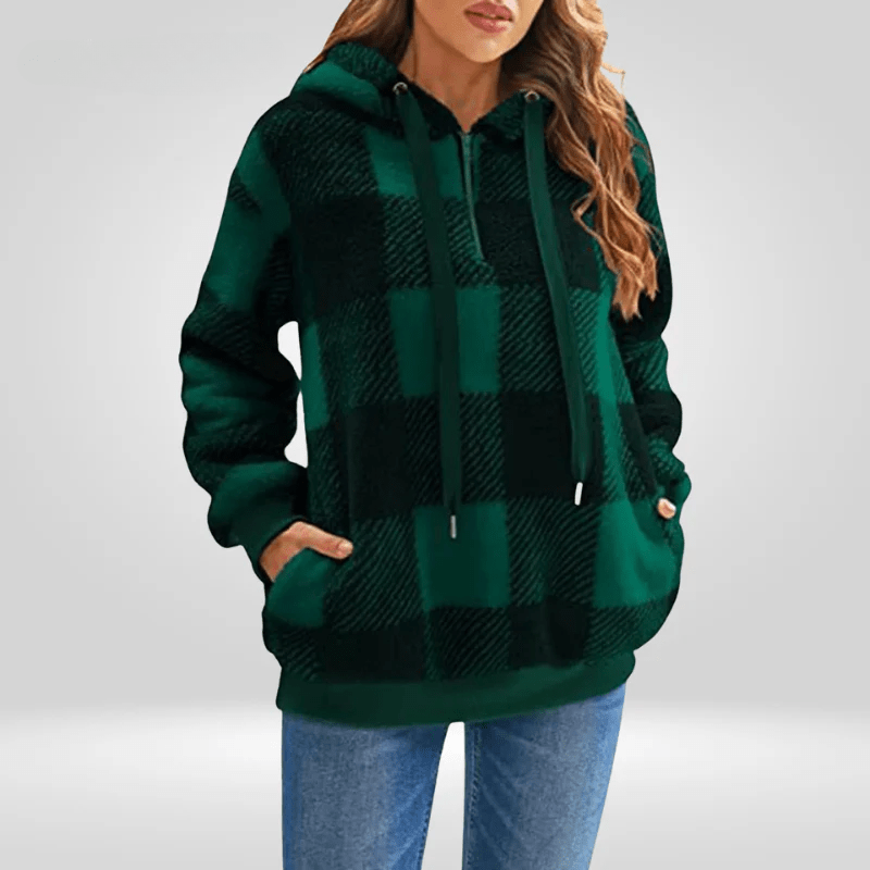 Nicole | Warmer Fleece-Hoodie für Damen mit Reißverschluss - Elle Zürich