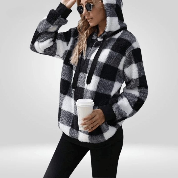 Nicole | Warmer Fleece-Hoodie für Damen mit Reißverschluss - Elle Zürich