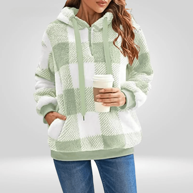 Nicole | Warmer Fleece-Hoodie für Damen mit Reißverschluss - Elle Zürich