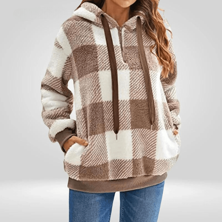 Nicole | Warmer Fleece-Hoodie für Damen mit Reißverschluss - Elle Zürich
