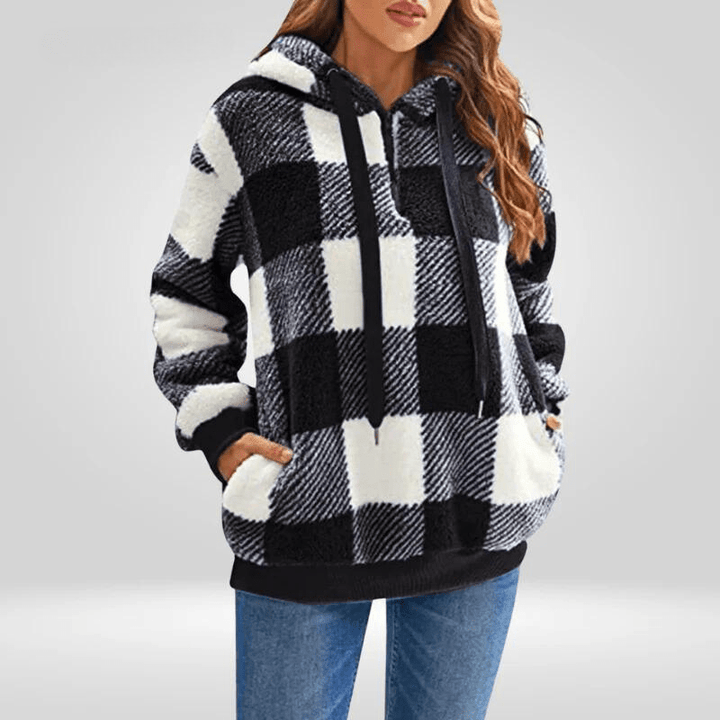 Nicole | Warmer Fleece-Hoodie für Damen mit Reißverschluss - Elle Zürich