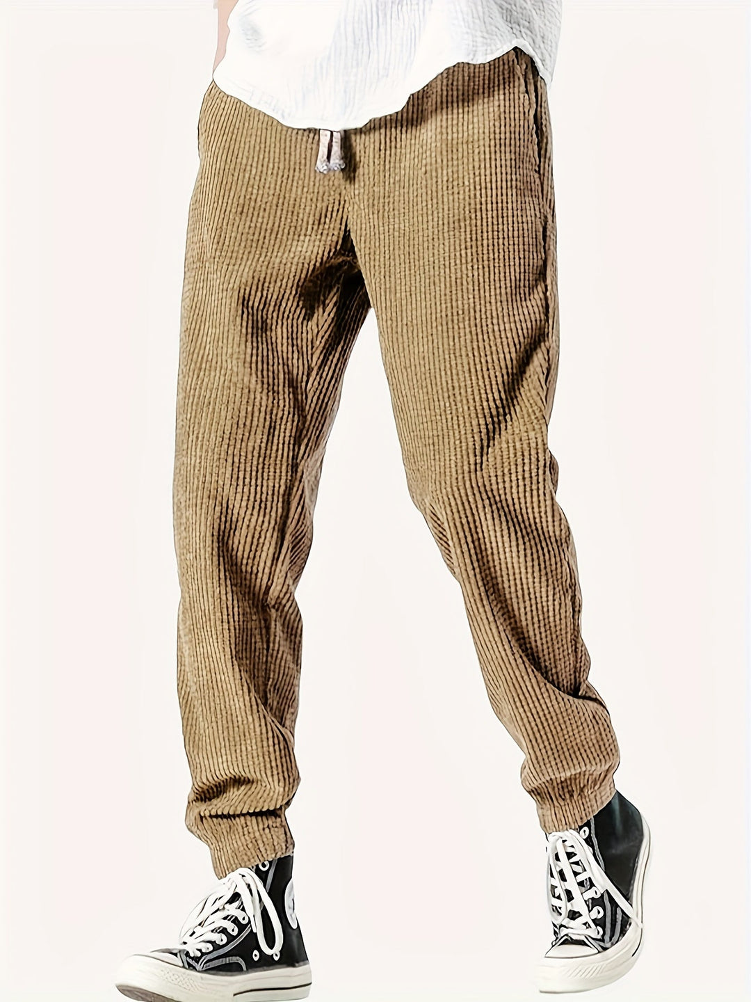 David | Lässige Herrenhose mit Kordelzug und lockerem Schnitt - Elle Zürich