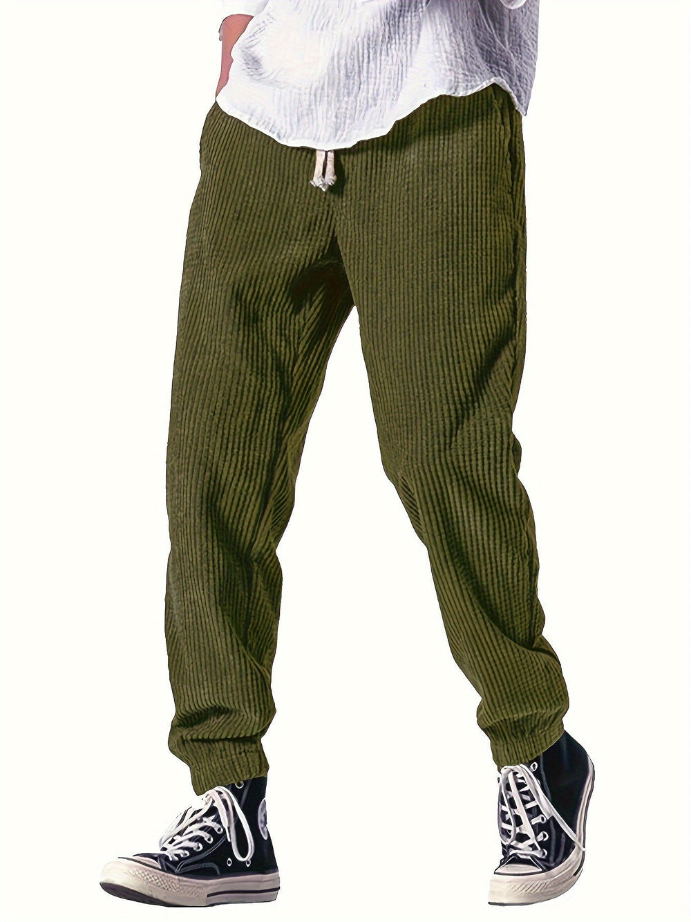 David | Lässige Herrenhose mit Kordelzug und lockerem Schnitt - Elle Zürich