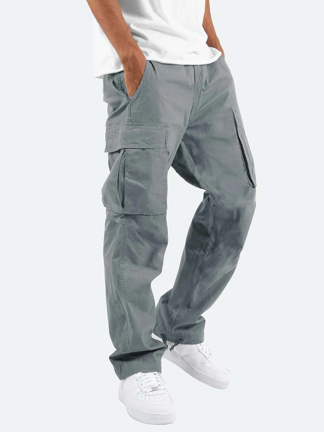 Andreas | Herren Cargo-Hose mit Seitentaschen im Relaxed Fit
