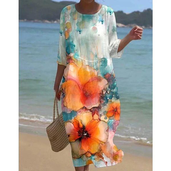 Elfriede | Stylisches Freizeitkleid mit Blumenmuster - Elle Zürich