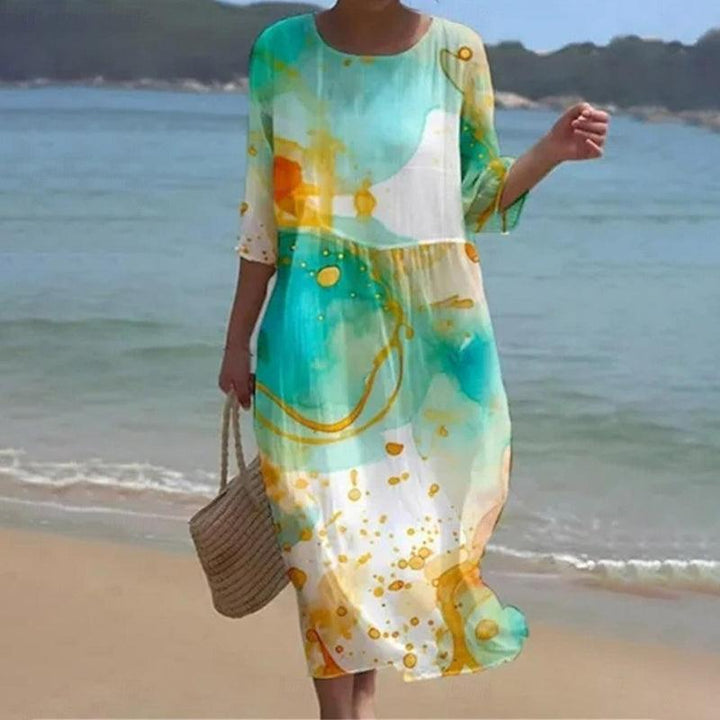 Elfriede | Stylisches Freizeitkleid mit Blumenmuster - Elle Zürich
