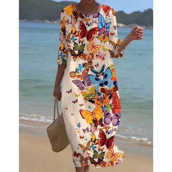 Elfriede | Stylisches Freizeitkleid mit Blumenmuster - Elle Zürich