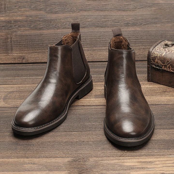 Viktor | Herren Leder-Chelsea-Stiefel mit Modernem Design