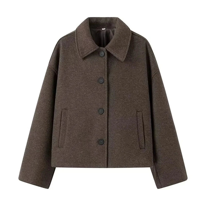 Doris | Damen Kurze Jacke mit Knopfleiste - Elle Zürich