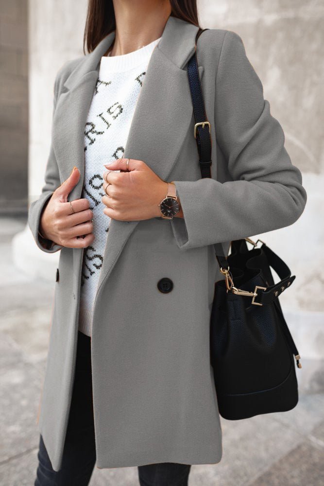 Theresa | Leichter Eleganter Mantel Damen - Elle Zürich