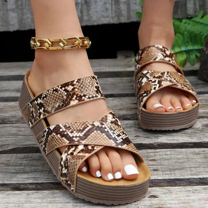 Jasmin | Stilvolle und lässige Plateau-Sandalen - Elle Zürich