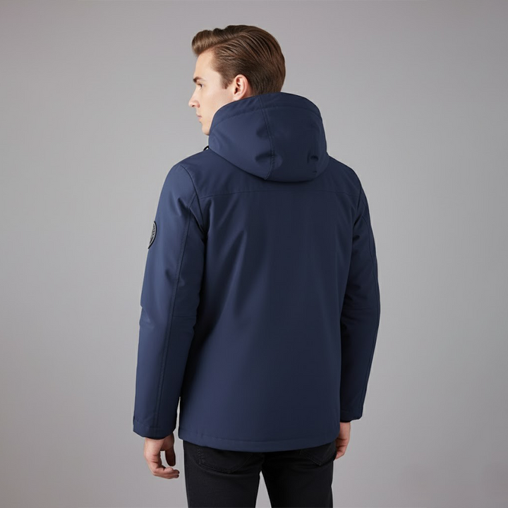 Clemens | Herren Wasserdichte Ski Winterjacke Mit Kapuze Für Draußen