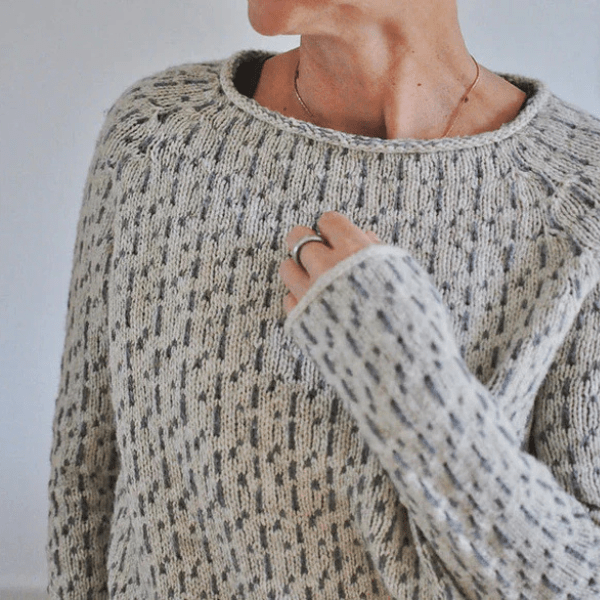 Theresa | Damen Winter-Strickpullover mit Rundhalsausschnitt - Elle Zürich