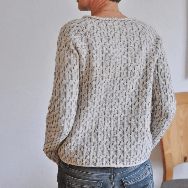 Theresa | Damen Winter-Strickpullover mit Rundhalsausschnitt - Elle Zürich